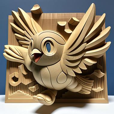 3D model Piplup Up and Away Pochama Goes Astray (STL)